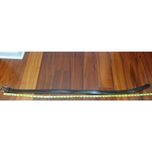 Joseph Abboud Feather Edged Laser Detail Leather Belt Size 40/100 - Picture 7 of 10